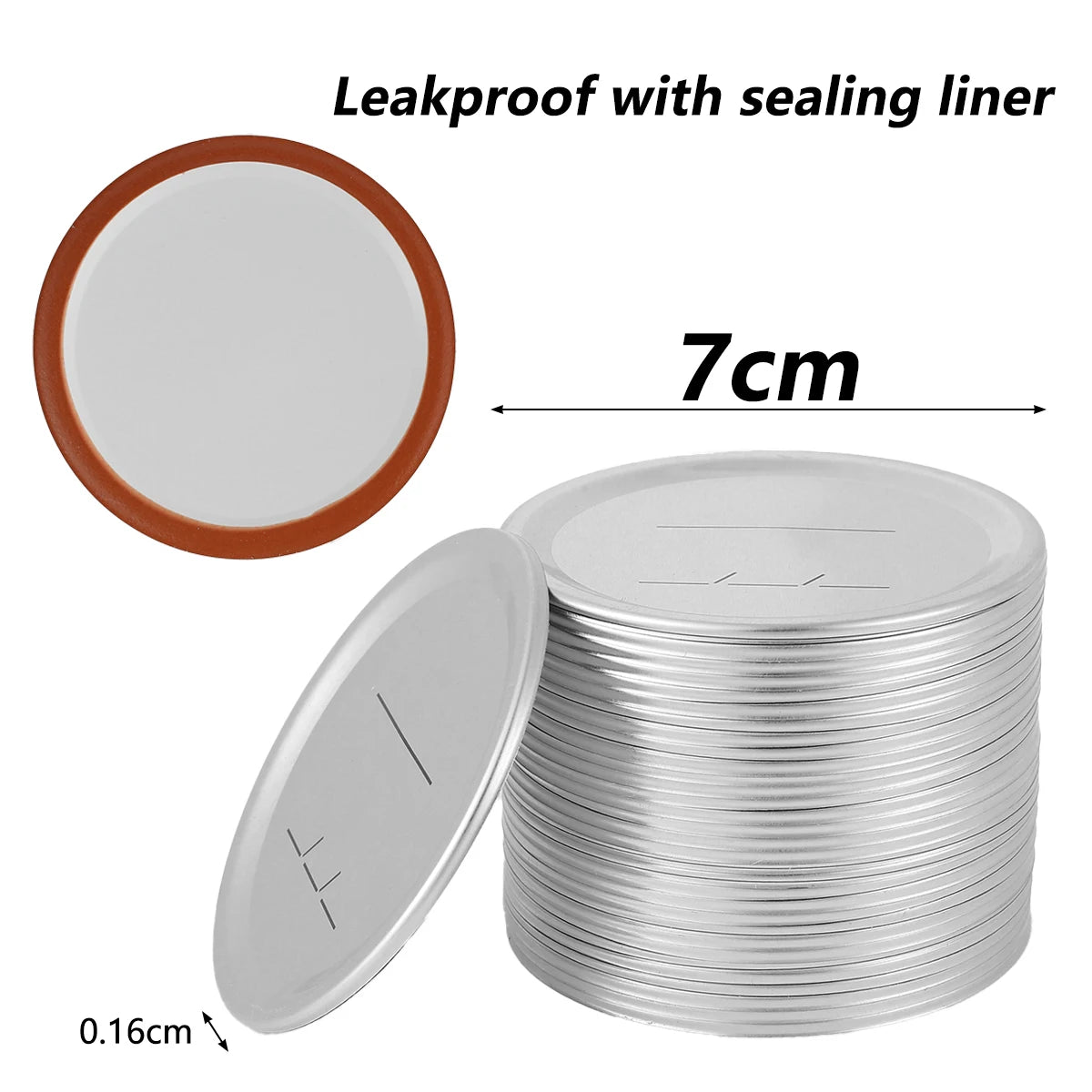 50PCS Mason Jar Lids
