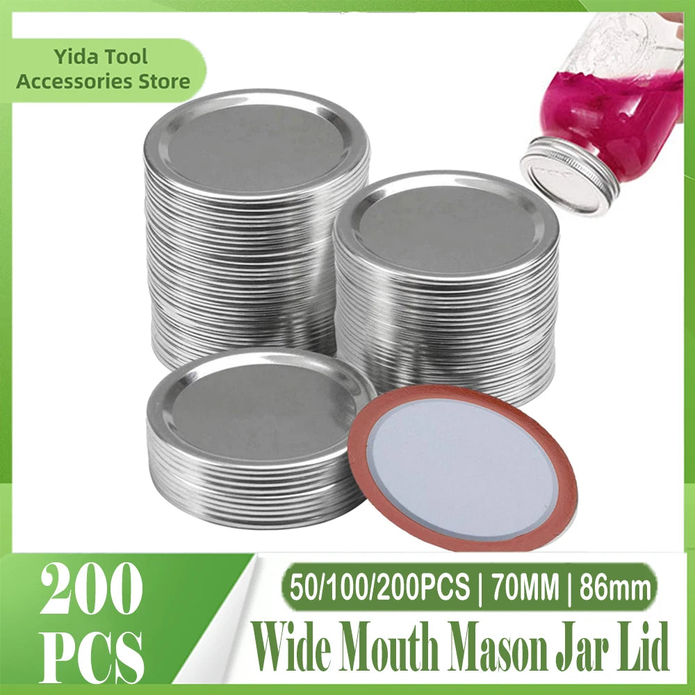 50PCS Mason Jar Lids
