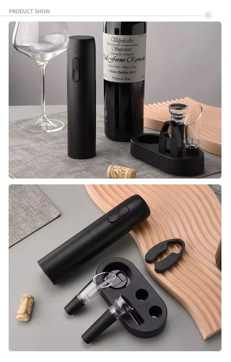 EasyWine Electric 4-in-1 Bottle Opener
