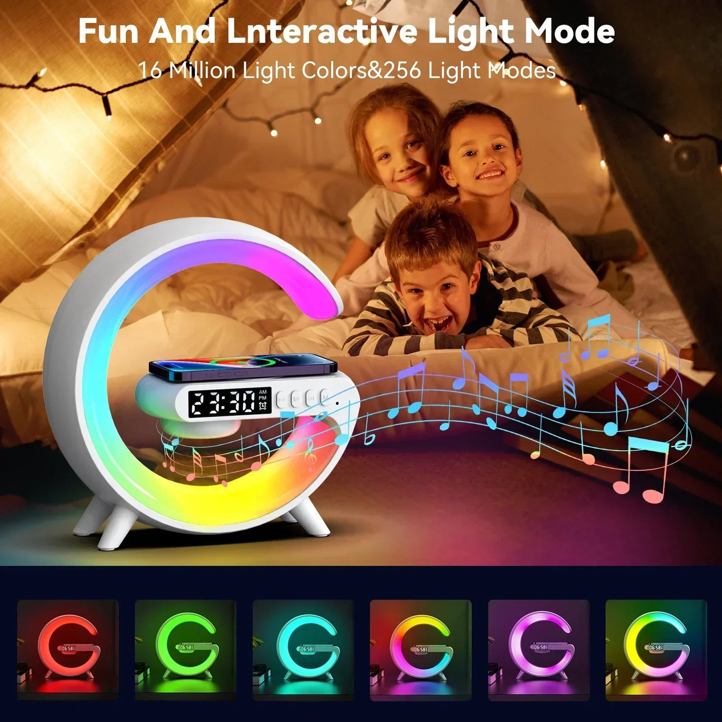 GlowCharge Clock