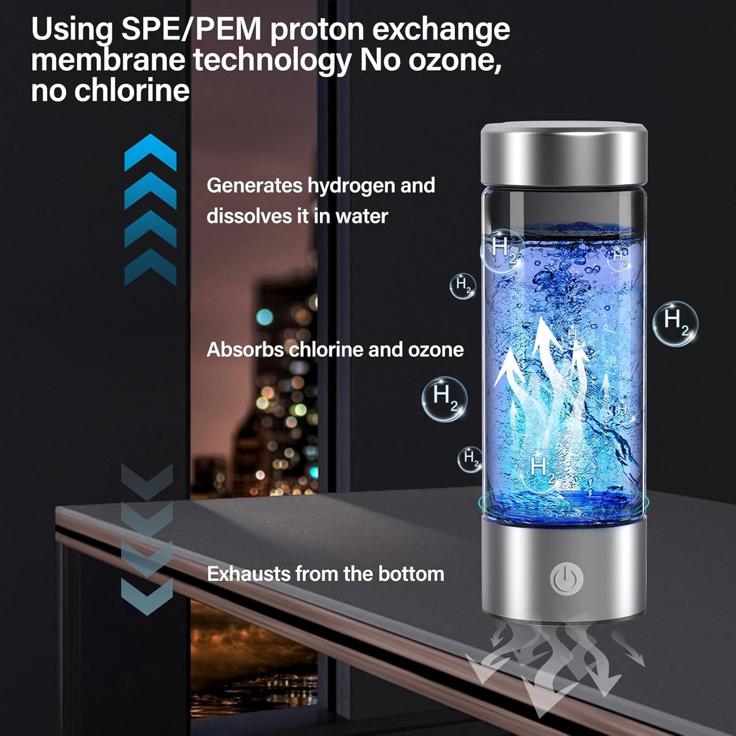 HydroPulse Hydrogen Water Bottle