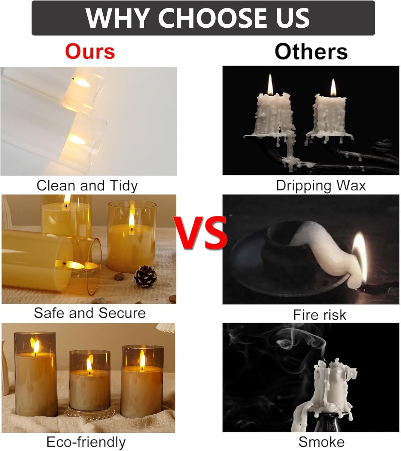 CozyGlow Flameless Candles