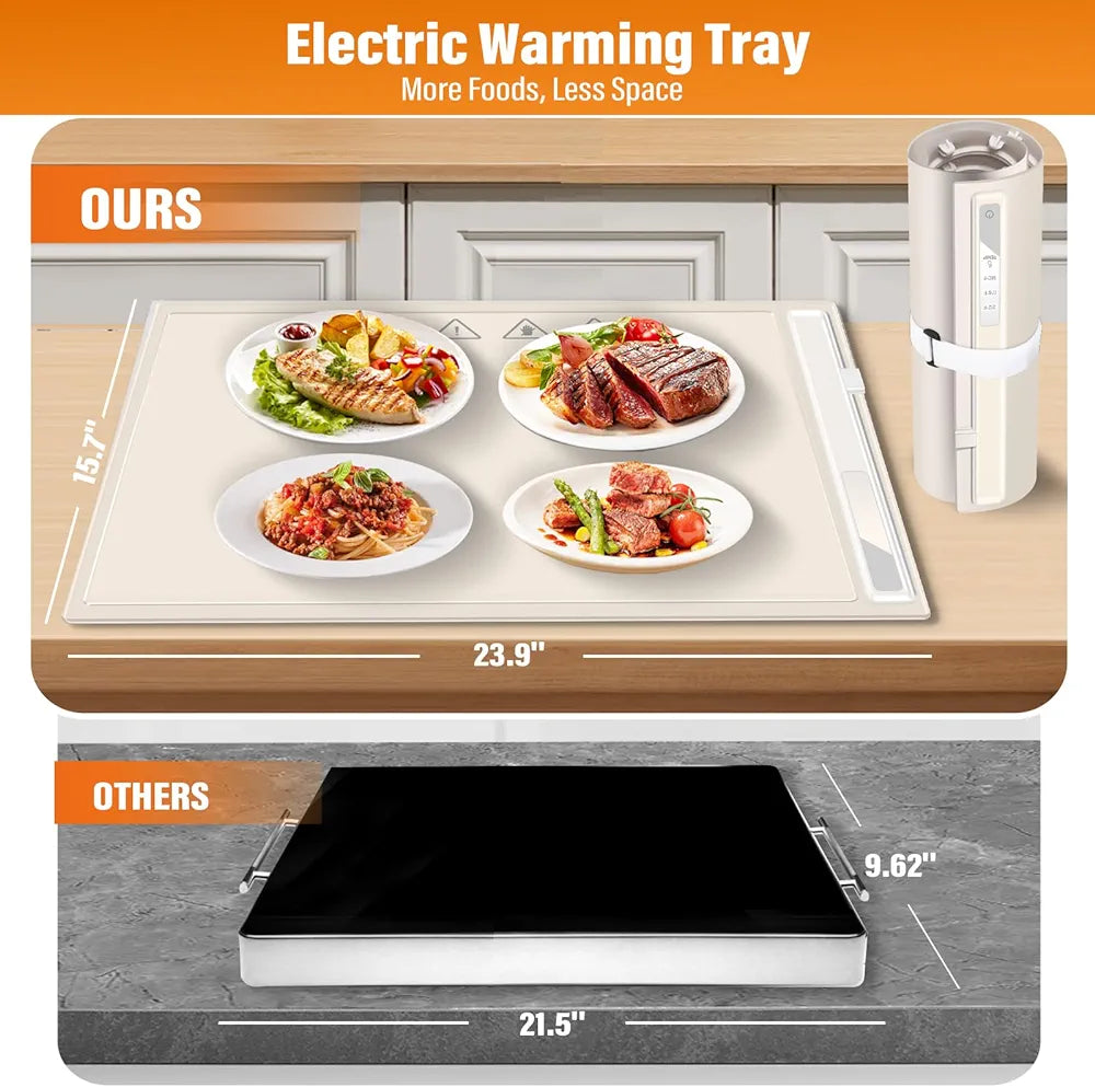 SizzleSavor Food Warmer
