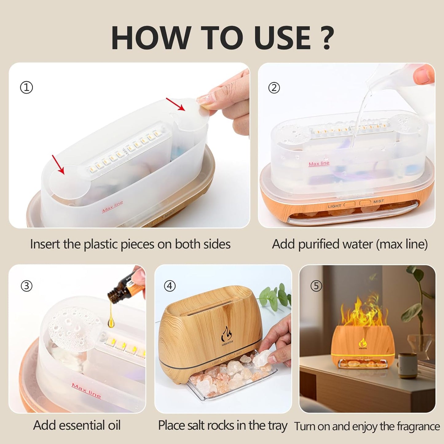 SaltGlow 4-in-1 Aroma Humidifier