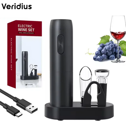 EasyWine Electric 4-in-1 Bottle Opener