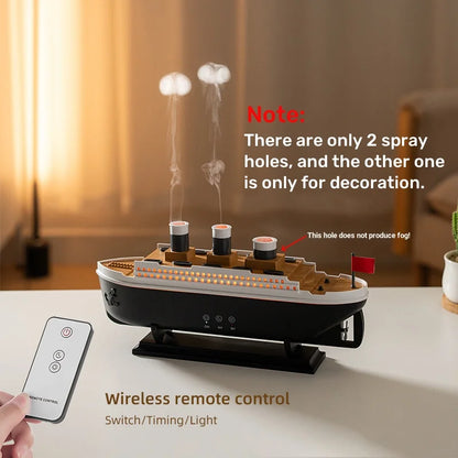 Mistanic 2-in-1 Ship Humidifier