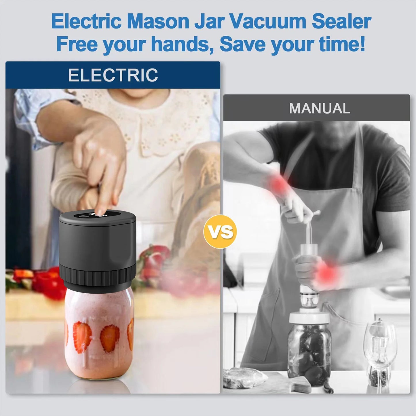 JarGuard Vacuum Sealer Kit