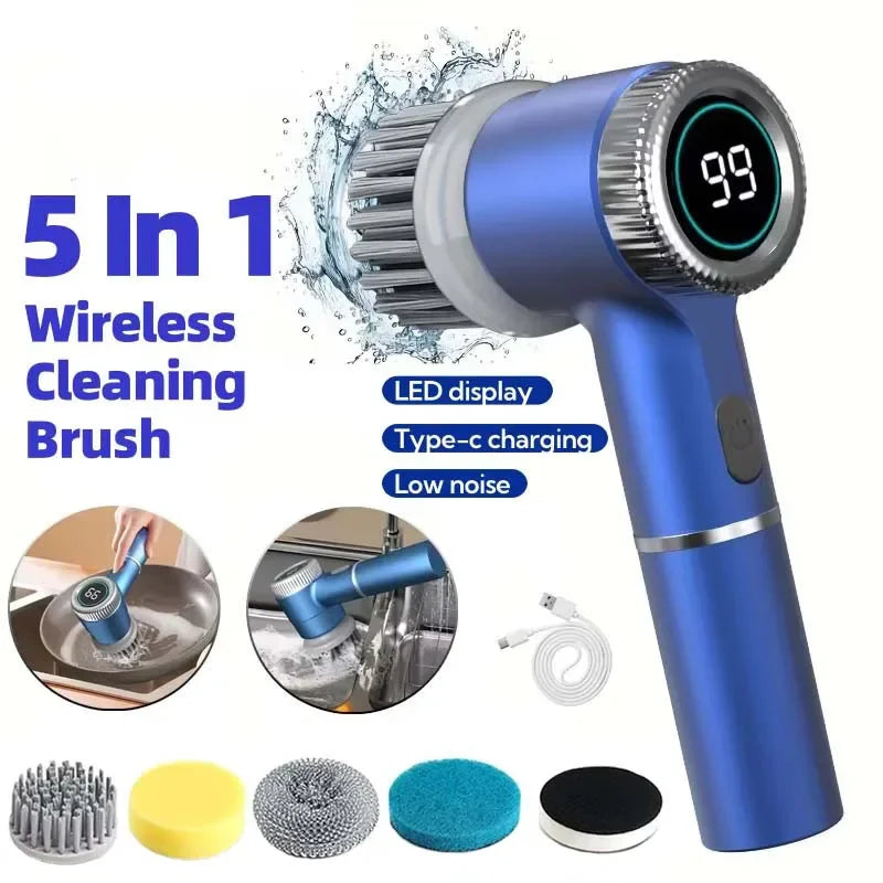 Sparkle Wash™ Wireless Electric Cleaning Brush