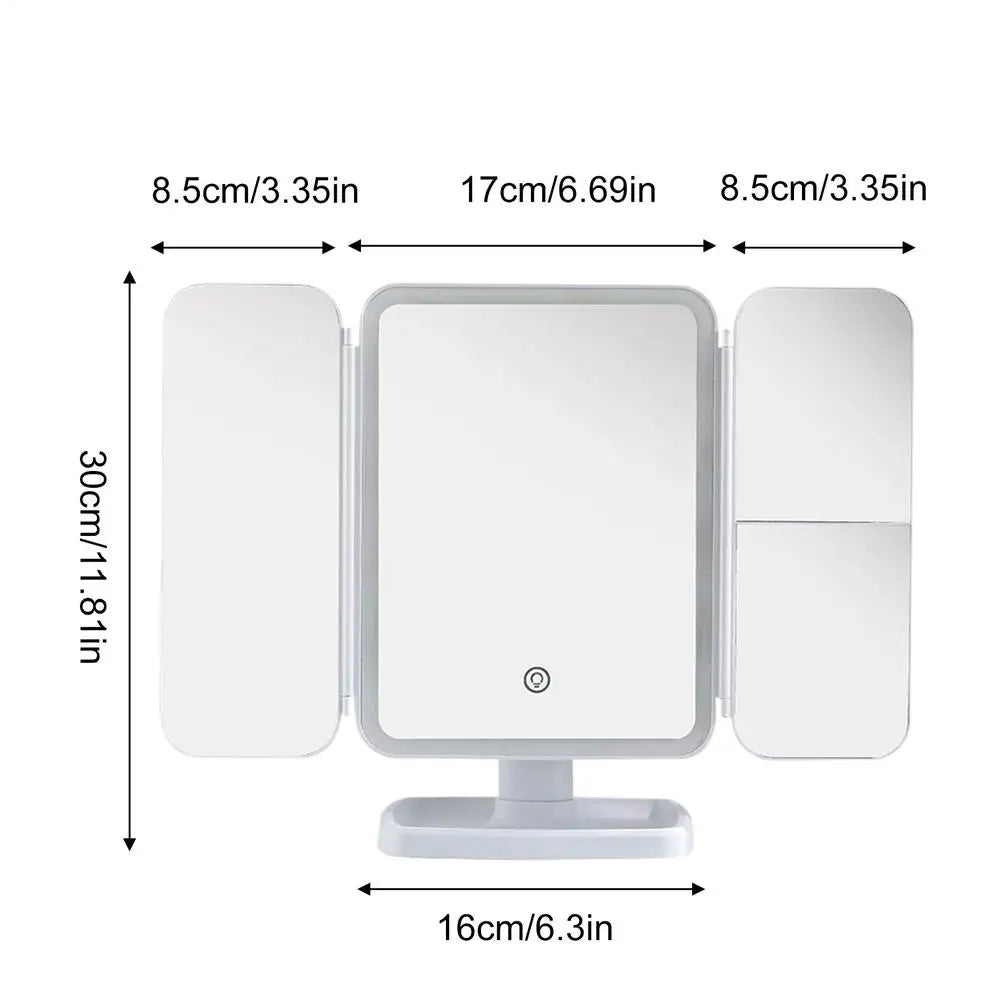 TripleView LED 180 Degree Mirror