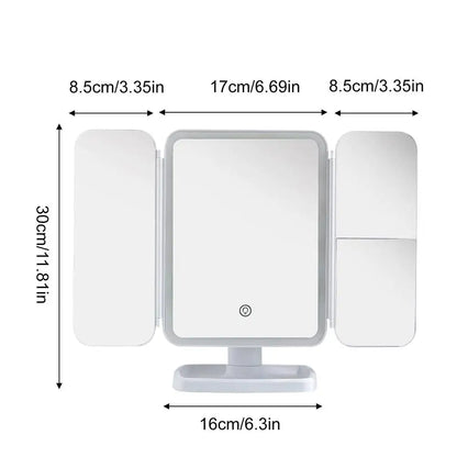 TripleView LED 180 Degree Mirror