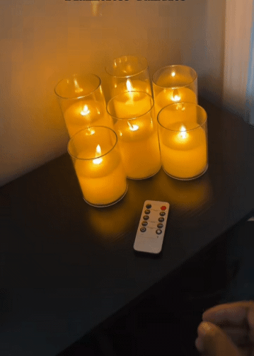 CozyGlow Flameless Candles (Set of 3)