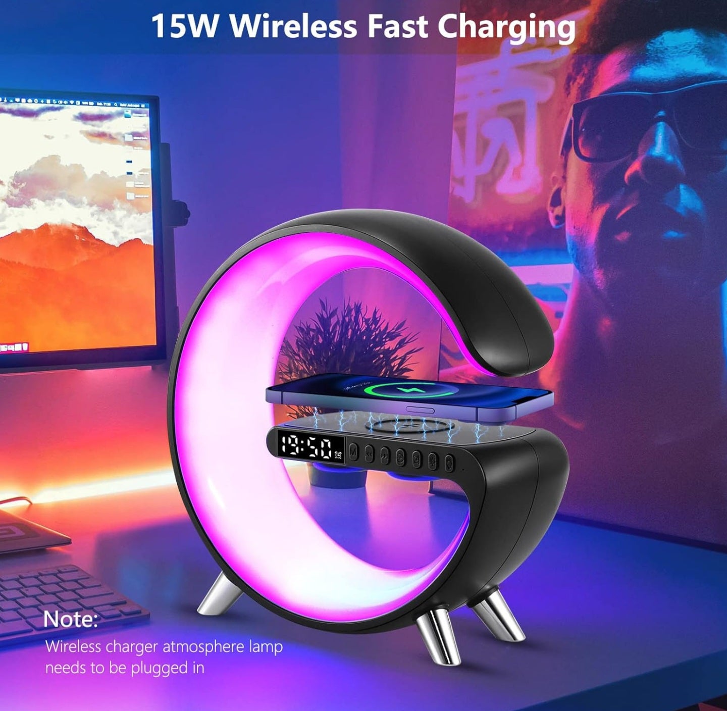 GlowCharge Clock