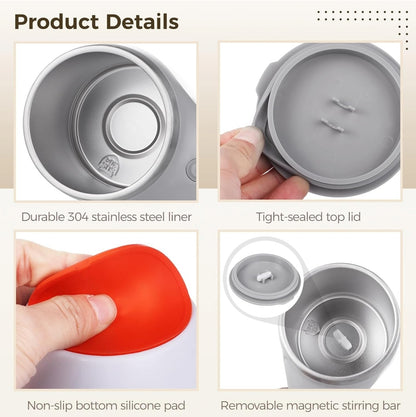 BrewBuddy Self-Stirring Coffee Mug