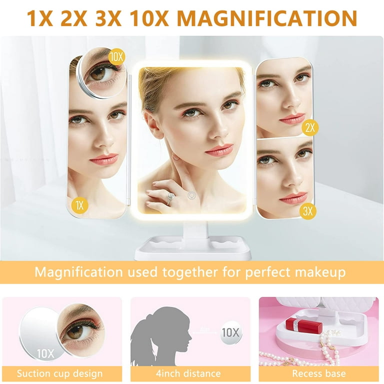 TripleView LED 180 Degree Mirror